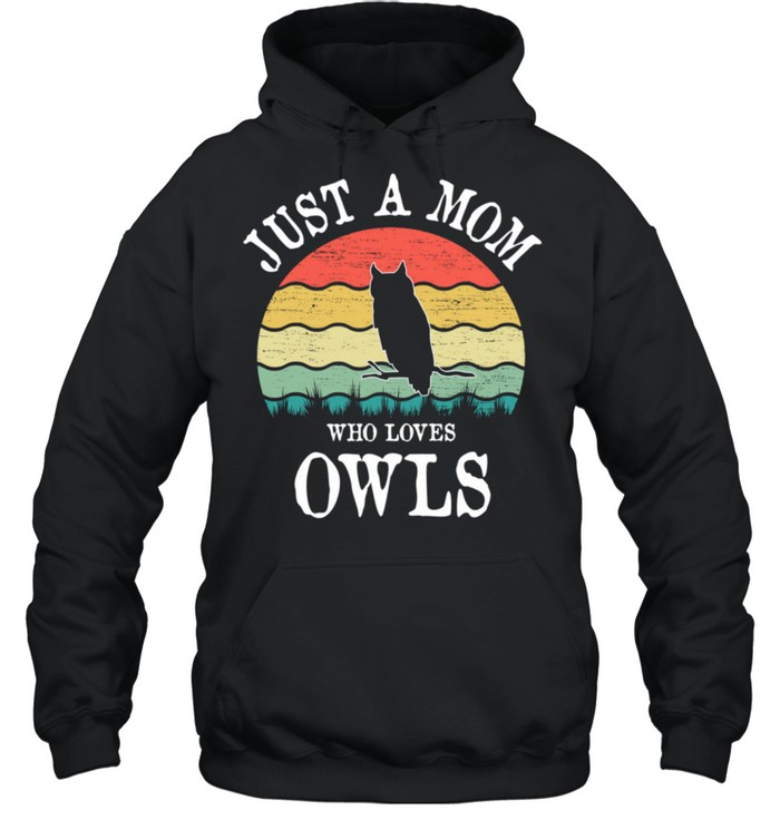 Just A Mom Who Loves Owls shirt Unisex Hoodie
