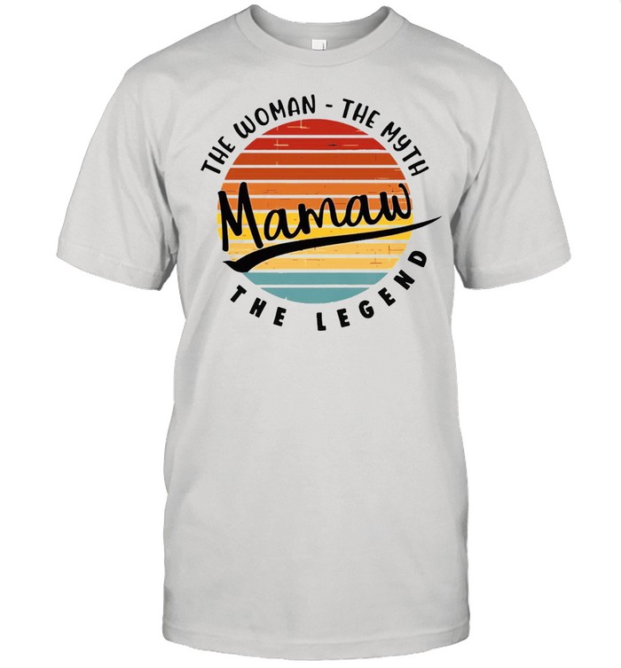 Mama The Woman The Myth The Legend Vintage Retro T-shirt Classic Men's T-shirt