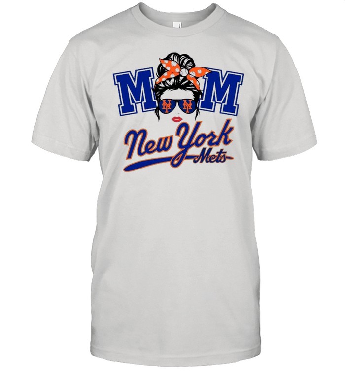 Mom Skull New York Mets Baseball shirt