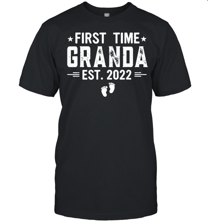 Father’s Day First Time Grandad Est 2022  Classic Men's T-shirt