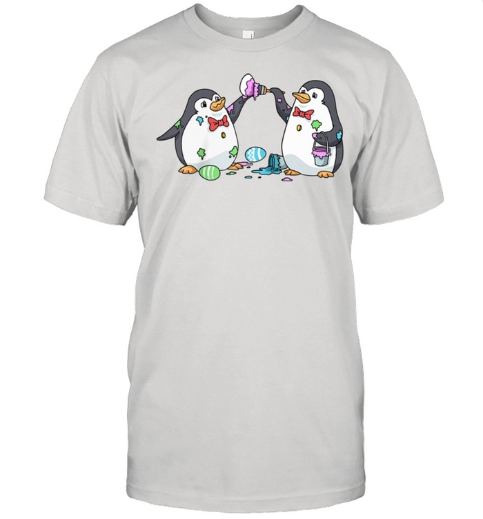 Happy Easter Penguin Boys Girls Easter Egg Penguin shirt Classic Men's T-shirt