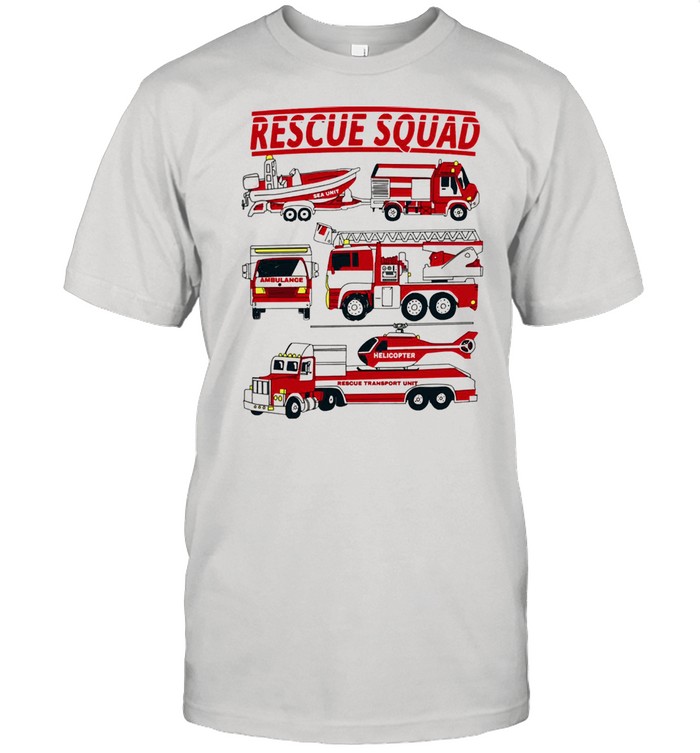Fire truck rescue squad shirt Classic Men's T-shirt