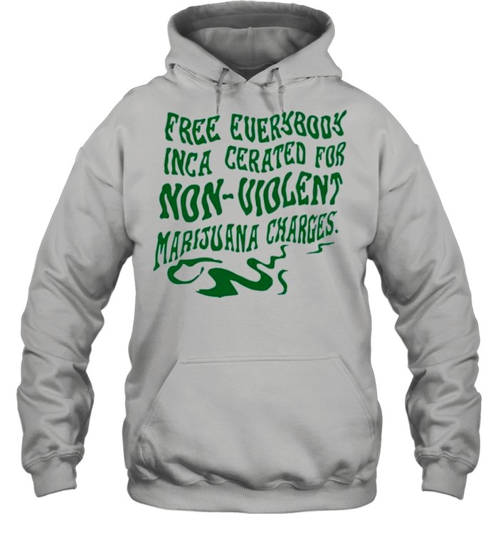 Free everybody incarcerated for nonviolent marijuana charges shirt Unisex Hoodie