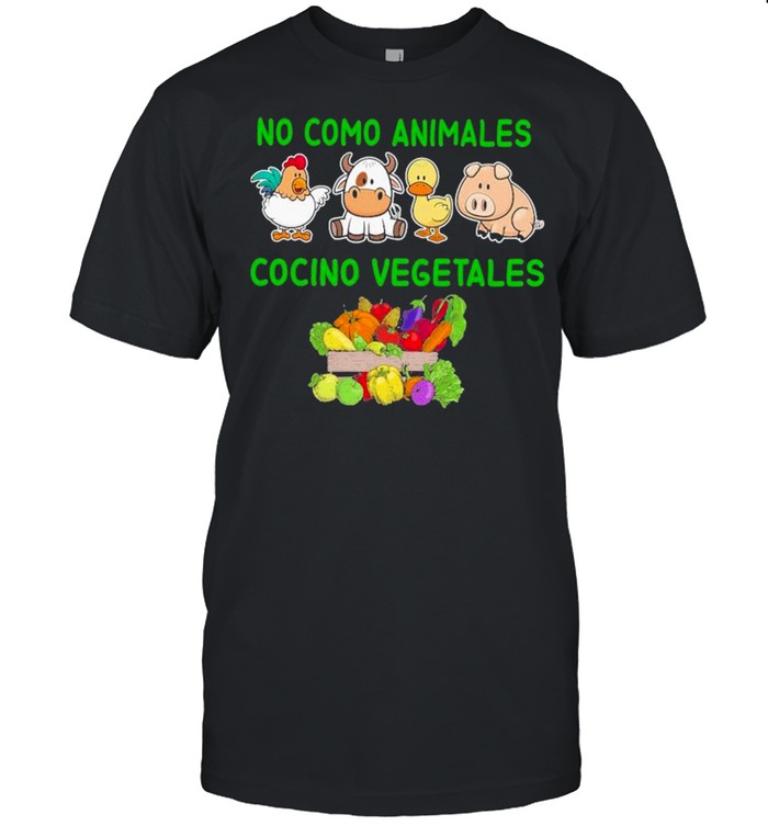 No Come Animales Cocina Vegetales  Classic Men's T-shirt