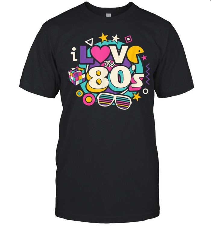 Ich liebe die 80er Jahre Vintage 1980er Retro Party shirt Classic Men's T-shirt