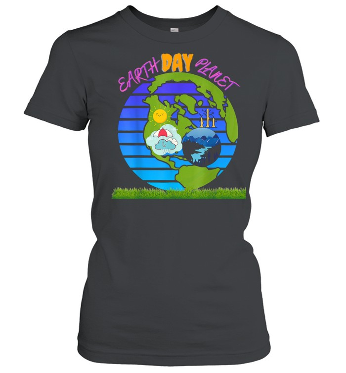 Earth day planet 2021 Classic Women's T-shirt