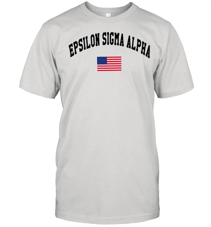 Epsilon Sigma Alpha American Flag shirt Classic Men's T-shirt