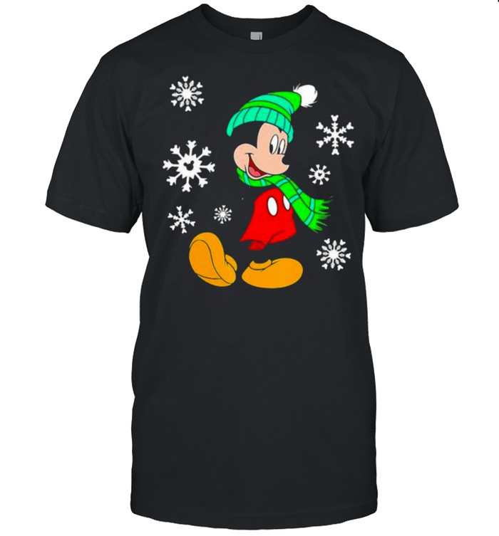 Mickey Snow Merry Christmas Shirt