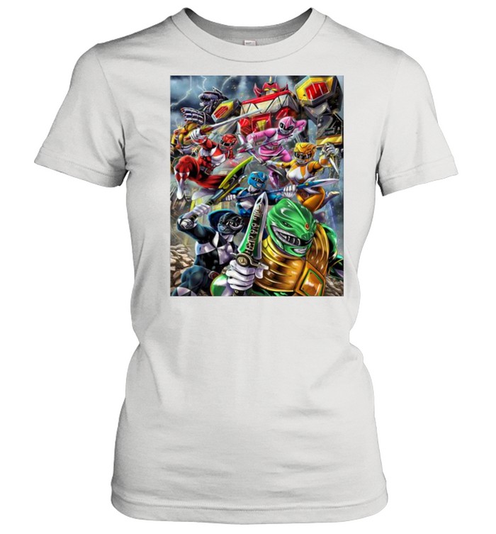 Mighy Morphin Power Rangers Original Custom  Classic Women's T-shirt