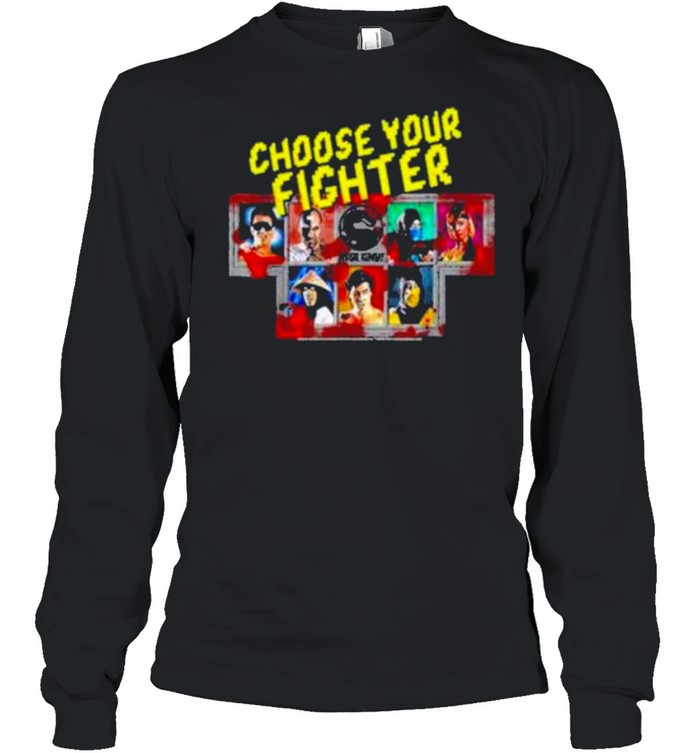Mortal KomBat KlasSic Choose Your Fighter shirt Long Sleeved T-shirt