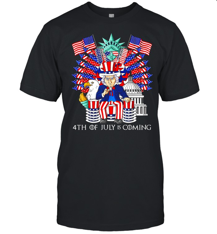 Uncle Sam Throne 4th Of July USA Patriotic  Classic Men's T-shirt