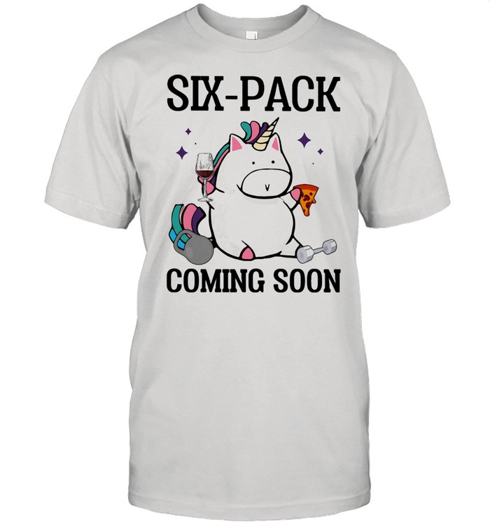 Six Pack Coming Soon Unicorn  Classic Men's T-shirt