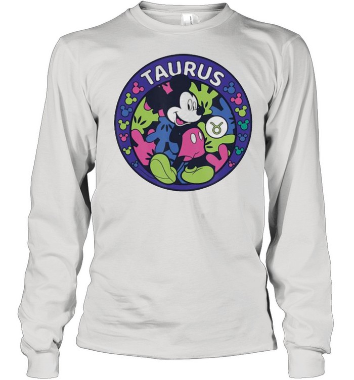 Taurus Mickey Mouse Long Sleeved T-shirt