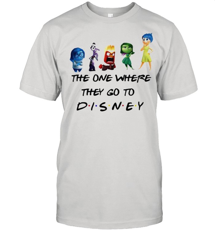 The One Where They Go To Disney Inside Out Movie Shirt