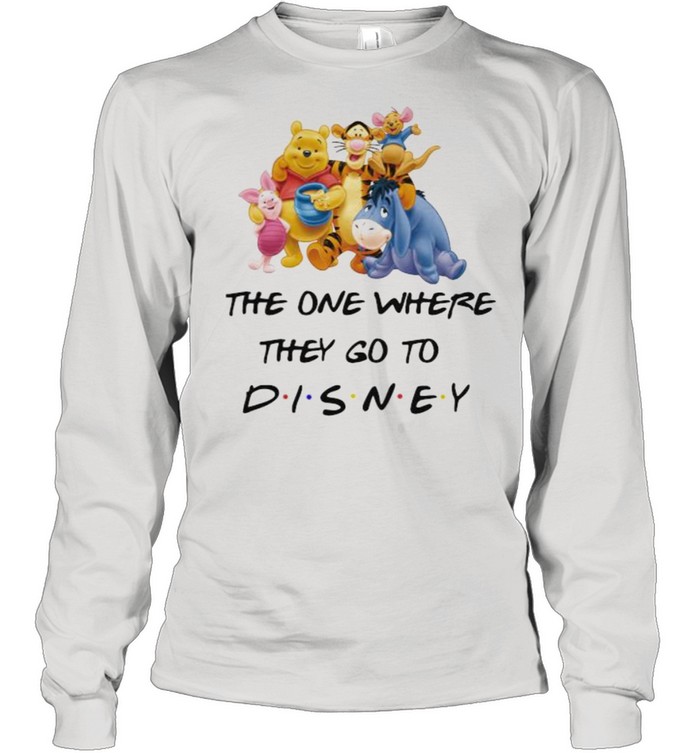 The One Where They Go To Disney Winnie The Pooh Movie Long Sleeved T-shirt