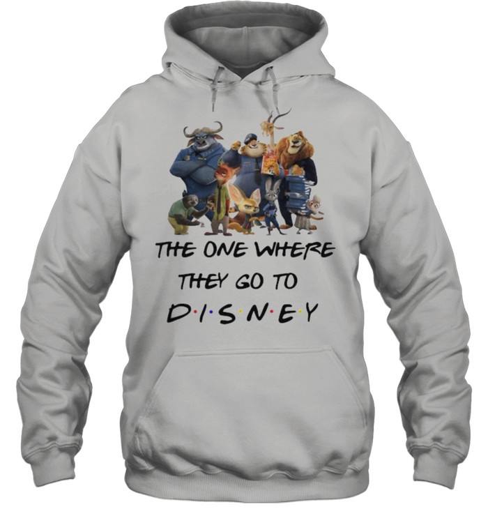The One Where They Go To Disney Zootopia Movie Unisex Hoodie