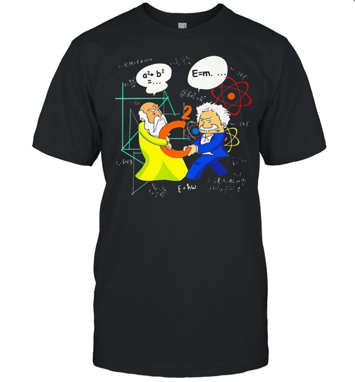 Pythagoras And Einstein  Classic Men's T-shirt