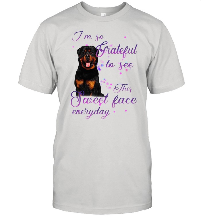 Dog I’m So Grateful To See This Sweet Face Everyday T-shirt Classic Men's T-shirt