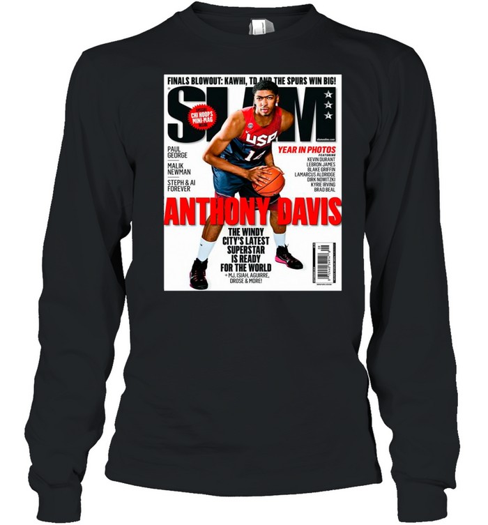 Slam Anthony Davis 2021 shirt Long Sleeved T-shirt
