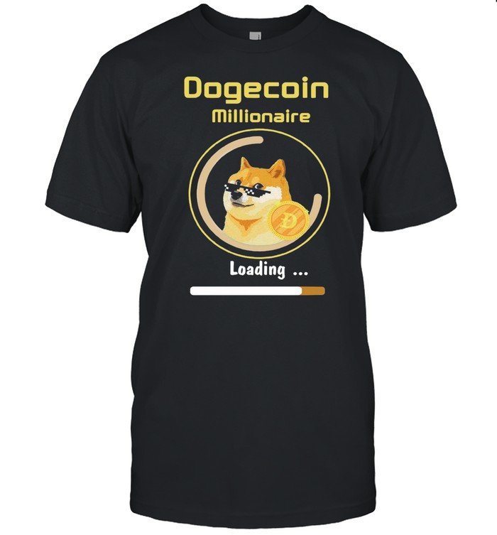 Bitcoin 2021 Dogecoin Millionaire Loading shirt Classic Men's T-shirt