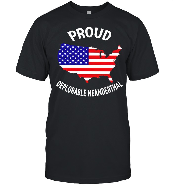 Proud deplorable neanderthal shirt Classic Men's T-shirt