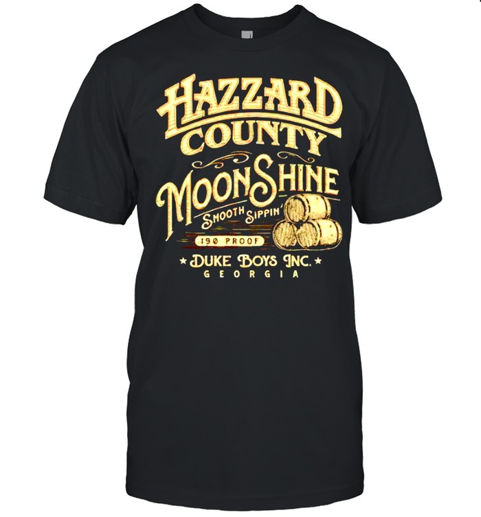Hazzard County Moonshine smooth sipping shirt