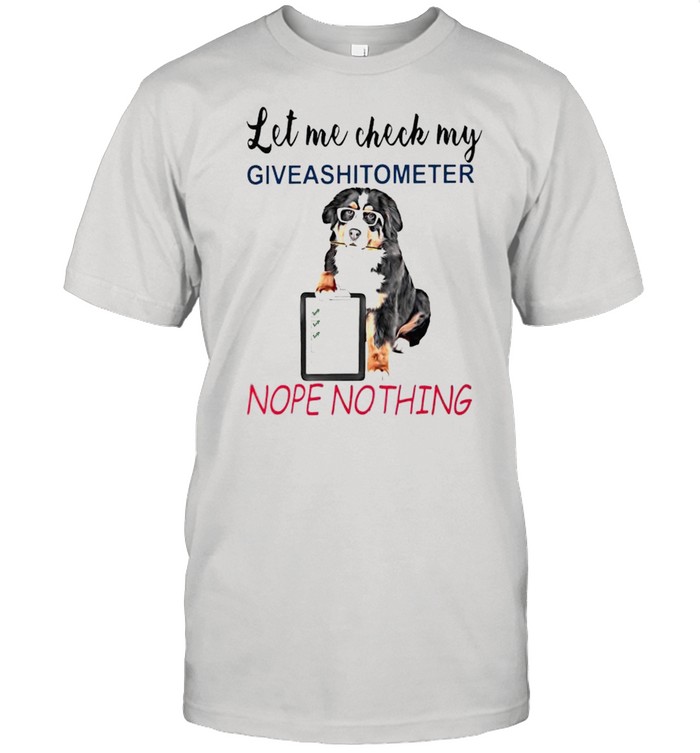 Let me check my giveashitometer nope nothing shirt Classic Men's T-shirt