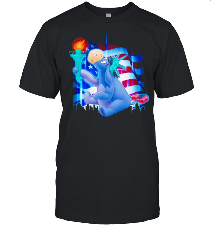 Eeyore 4th Of July Independence  Classic Men's T-shirt