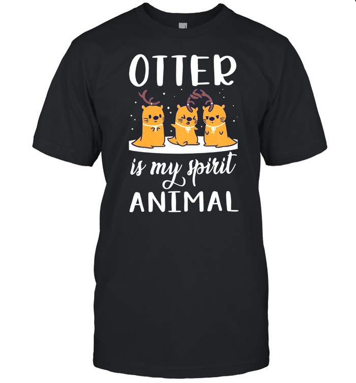 OTTER is my spirit animal christmas shirt gift Classic shirt Classic Men's T-shirt
