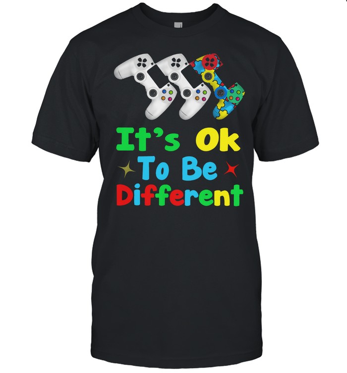 Video Game Autism Its Ok To Be Different shirt Classic Men's T-shirt