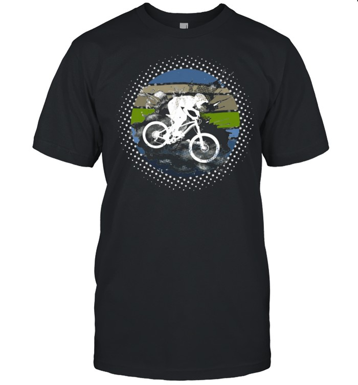 Mountain Biking MTB Mountain Bike Distressed shirt Classic Men's T-shirt