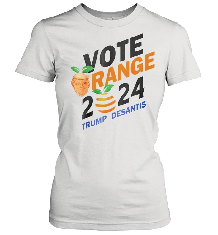 Vote Orange Trump DeSantis 2024 shirt Classic Women's T-shirt