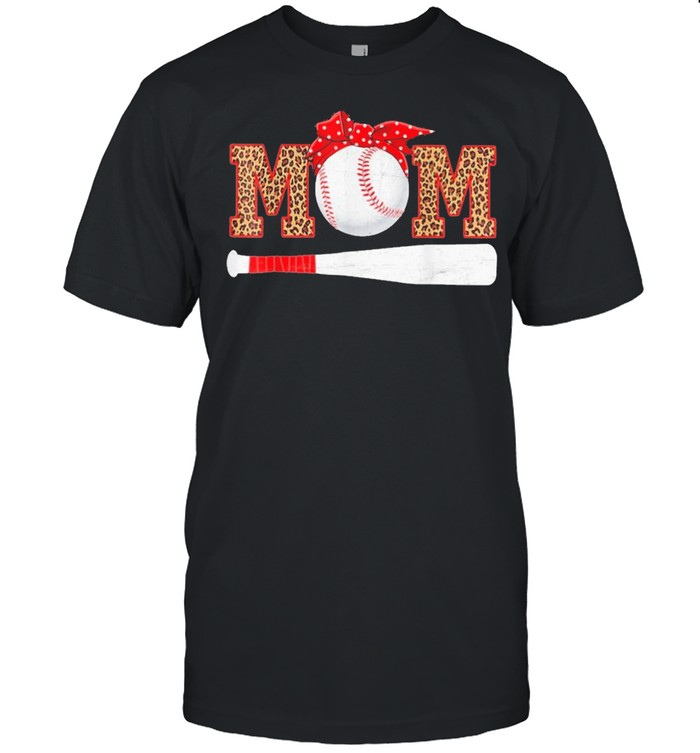 Baseball Mom Leopard shirt