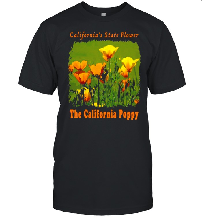 California’s state flower the California poppy wildflowers ca shirt Classic Men's T-shirt