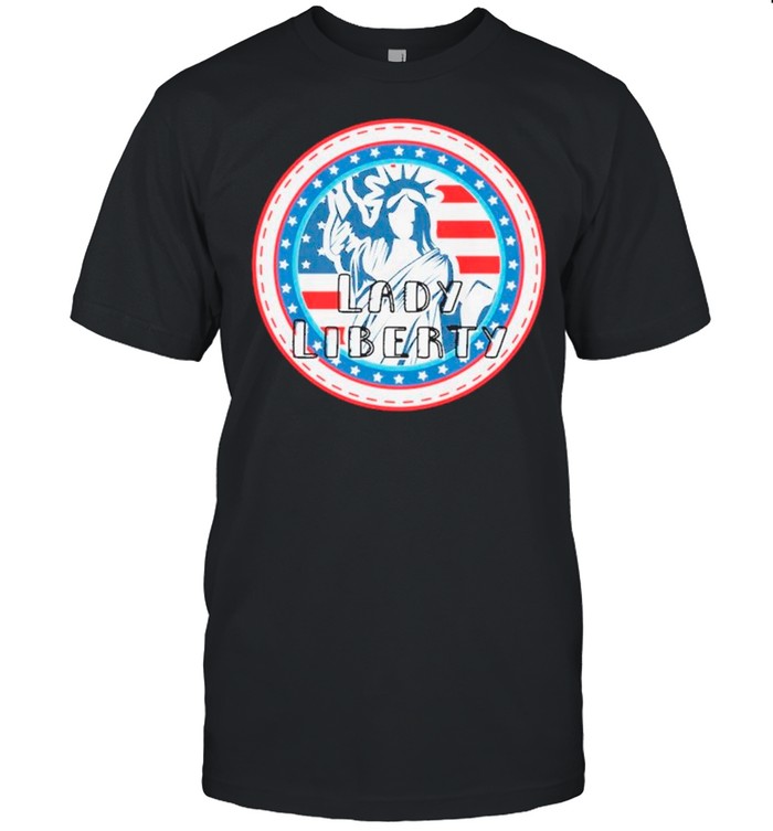 Lady Liberty 4th Of July shirt Classic Men's T-shirt
