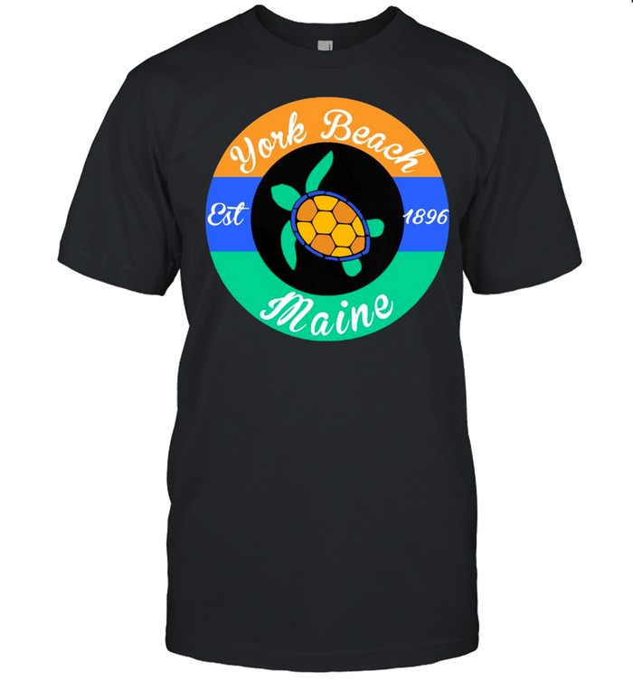 Sea Turtle York Beach Est 1896 Maine T-shirt