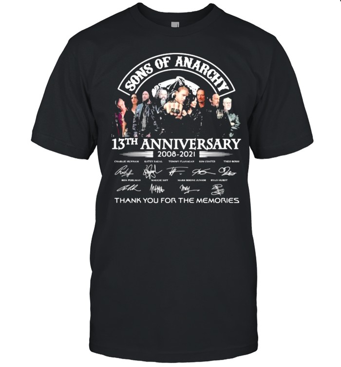 Sons Of Anarchy 13th Anniversary Thank You For The Memories  Classic Men's T-shirt