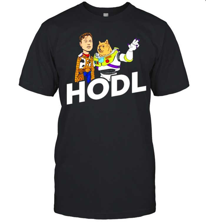 Hodl Elon and Doge Buzz Lightyear and Woody Toy Story shirt Classic Men's T-shirt