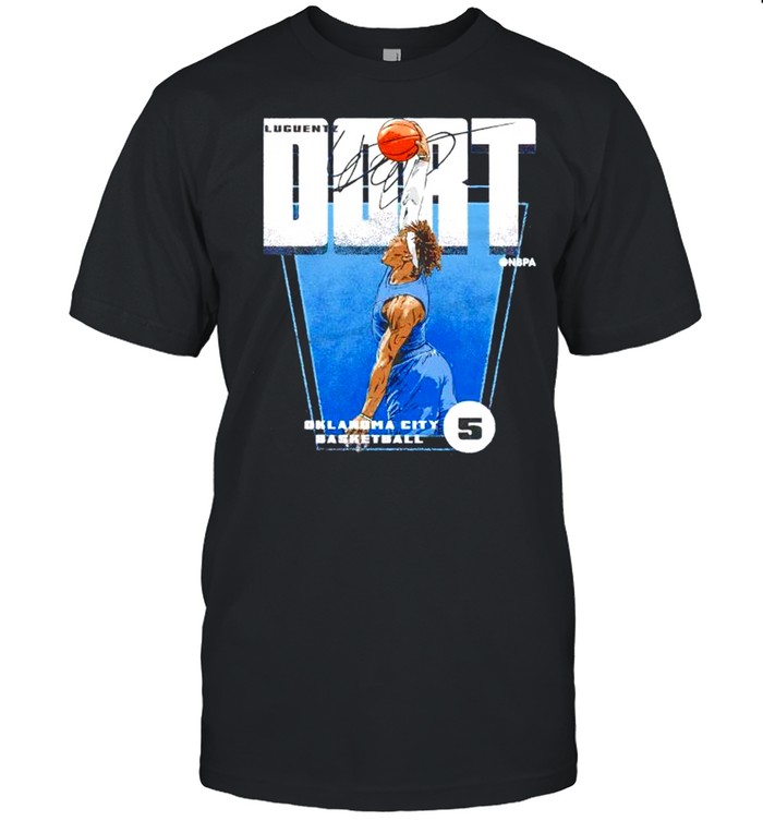 Oklahoma City Basketball 5 Luguentz Dort signature shirt Classic Men's T-shirt