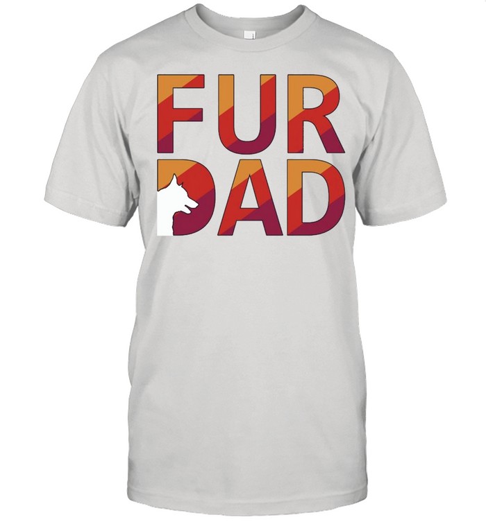 FUR DAD Dog Retro shirt Classic Men's T-shirt