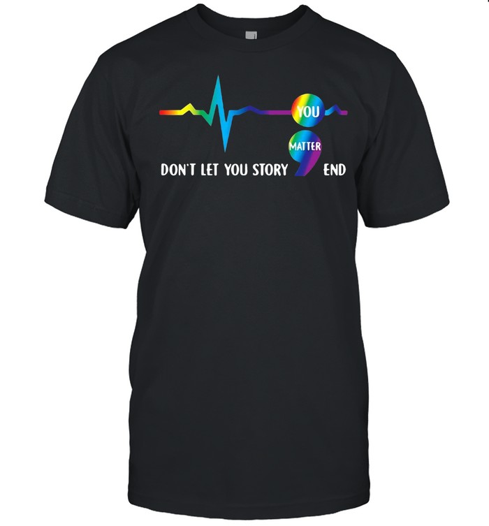 Semicolon Mental Health Awareness Suicide Prevention T-shirt Classic Men's T-shirt