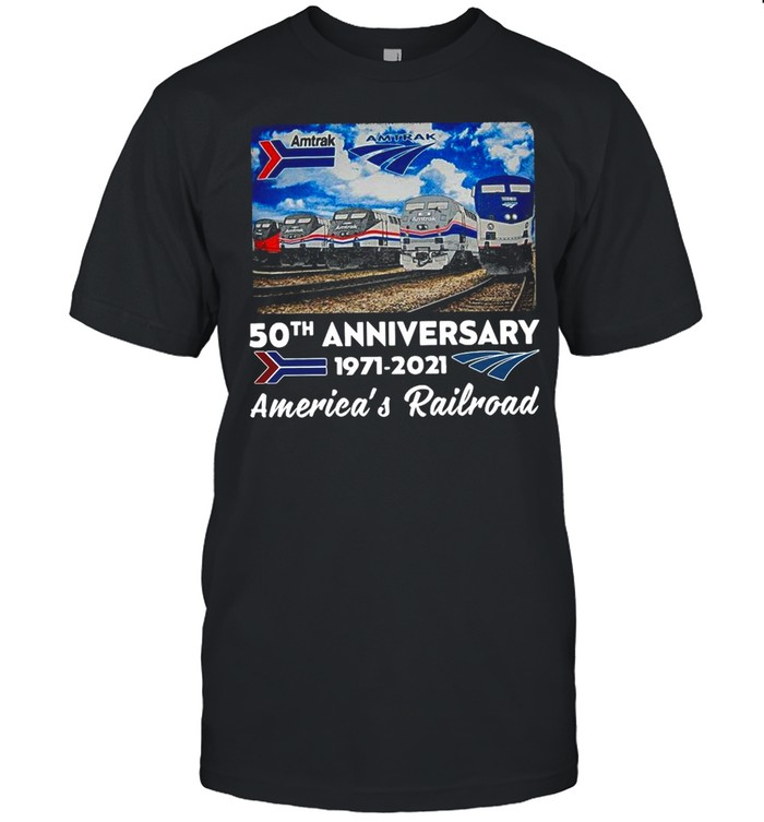 Amtrak 50th Anniversary 1971-2021 America’s Railroad Shirt