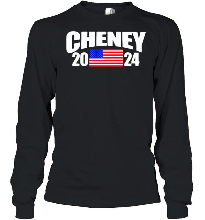 Cheney american 2024 shirt Long Sleeved T-shirt