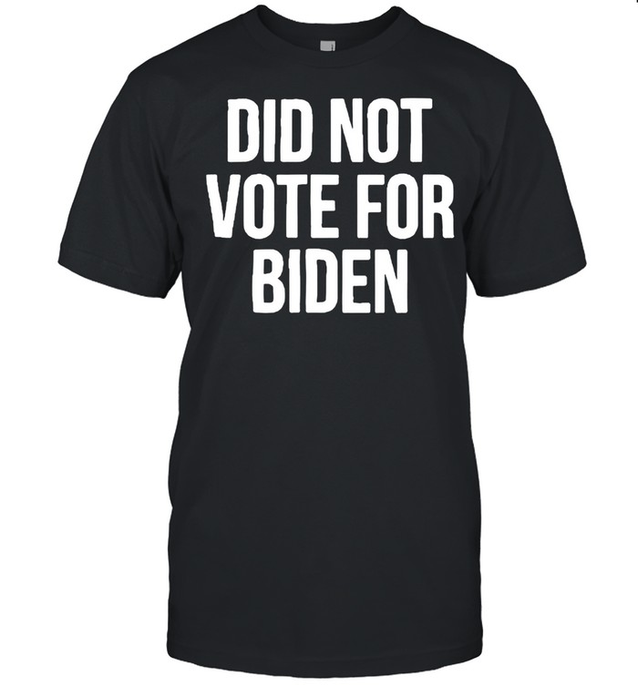Did not vote for Biden shirt Classic Men's T-shirt