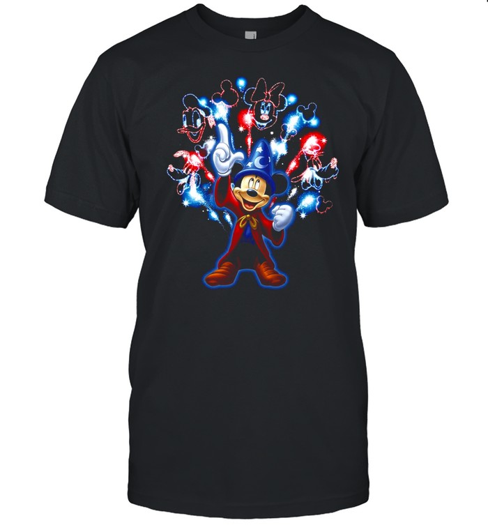 Mickey Firework  Classic Men's T-shirt