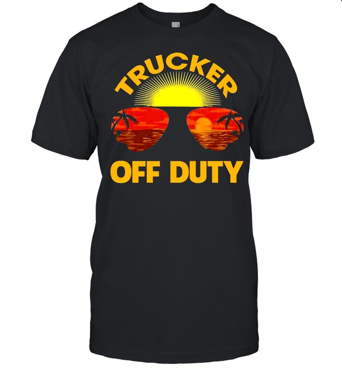 Summer Sunglasses Trucker Off Duty Shirt