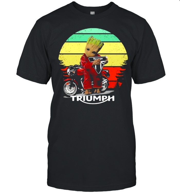 Groot hug Triumph Motor logo vintage shirt Classic Men's T-shirt