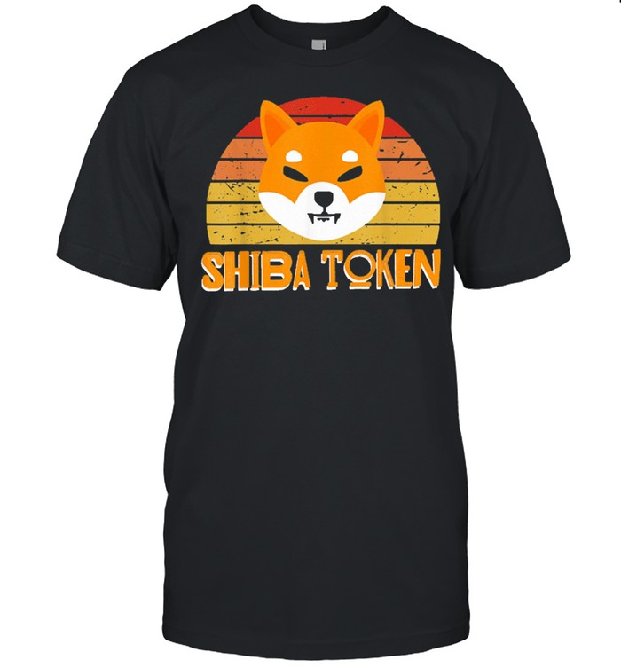 Shiba inu token crypto coin cryptocurrency shiba vintage shirt Classic Men's T-shirt
