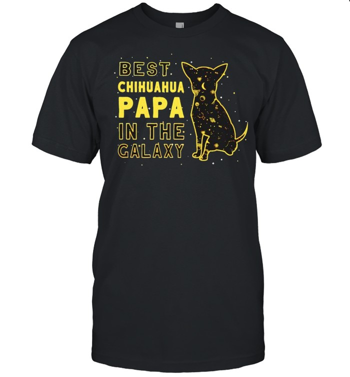 Best Chihuahua Papa in the Galaxy Star Wars shirt Classic Men's T-shirt