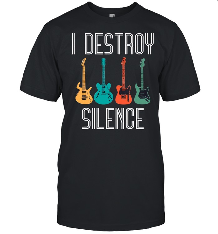 I Destroy Silence shirt Classic Men's T-shirt